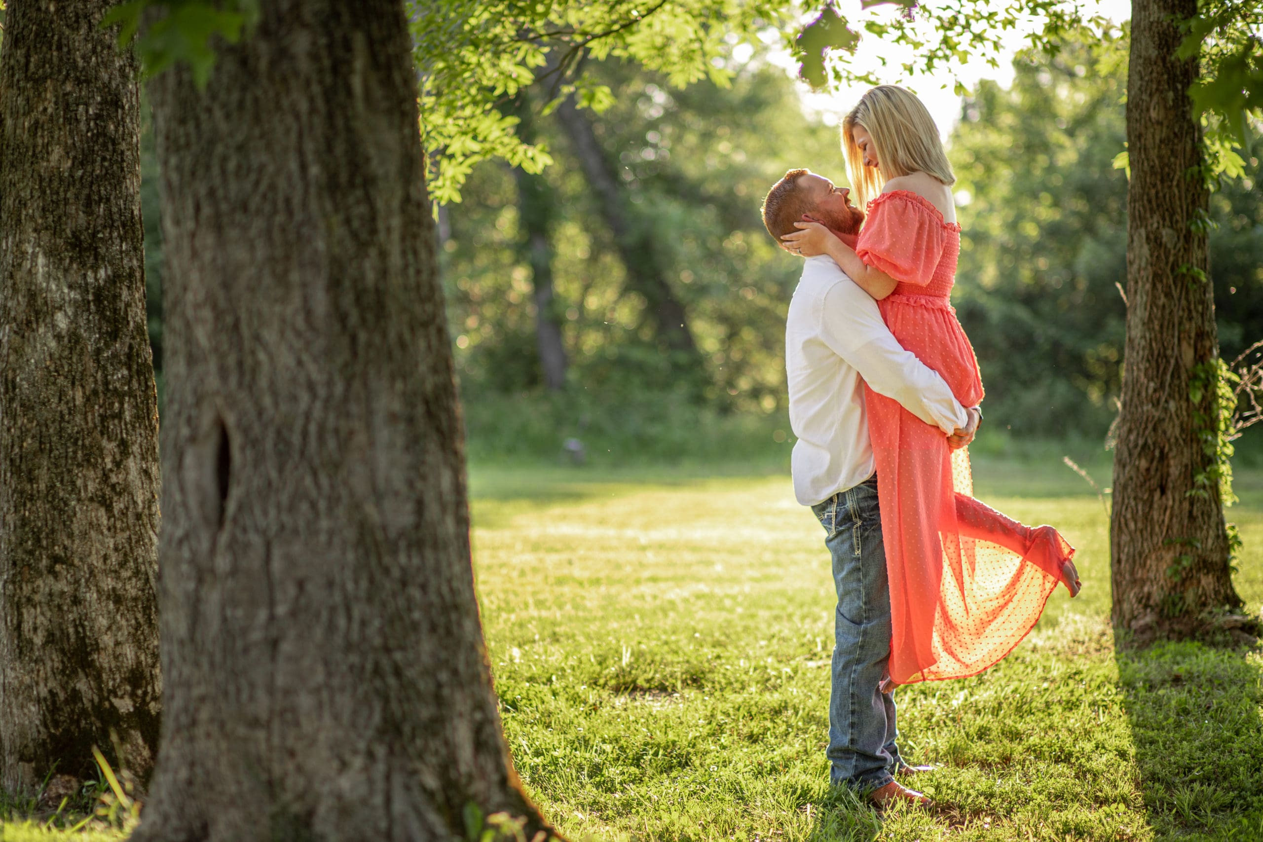 Colorful Spring Engagement