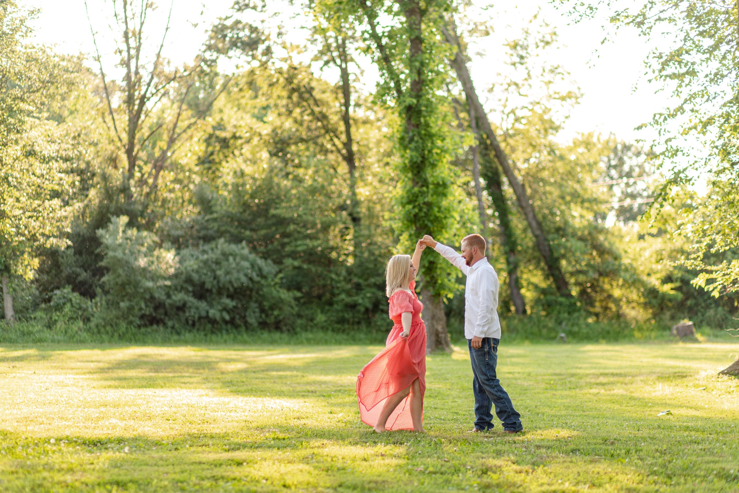 Colorful Spring Engagement