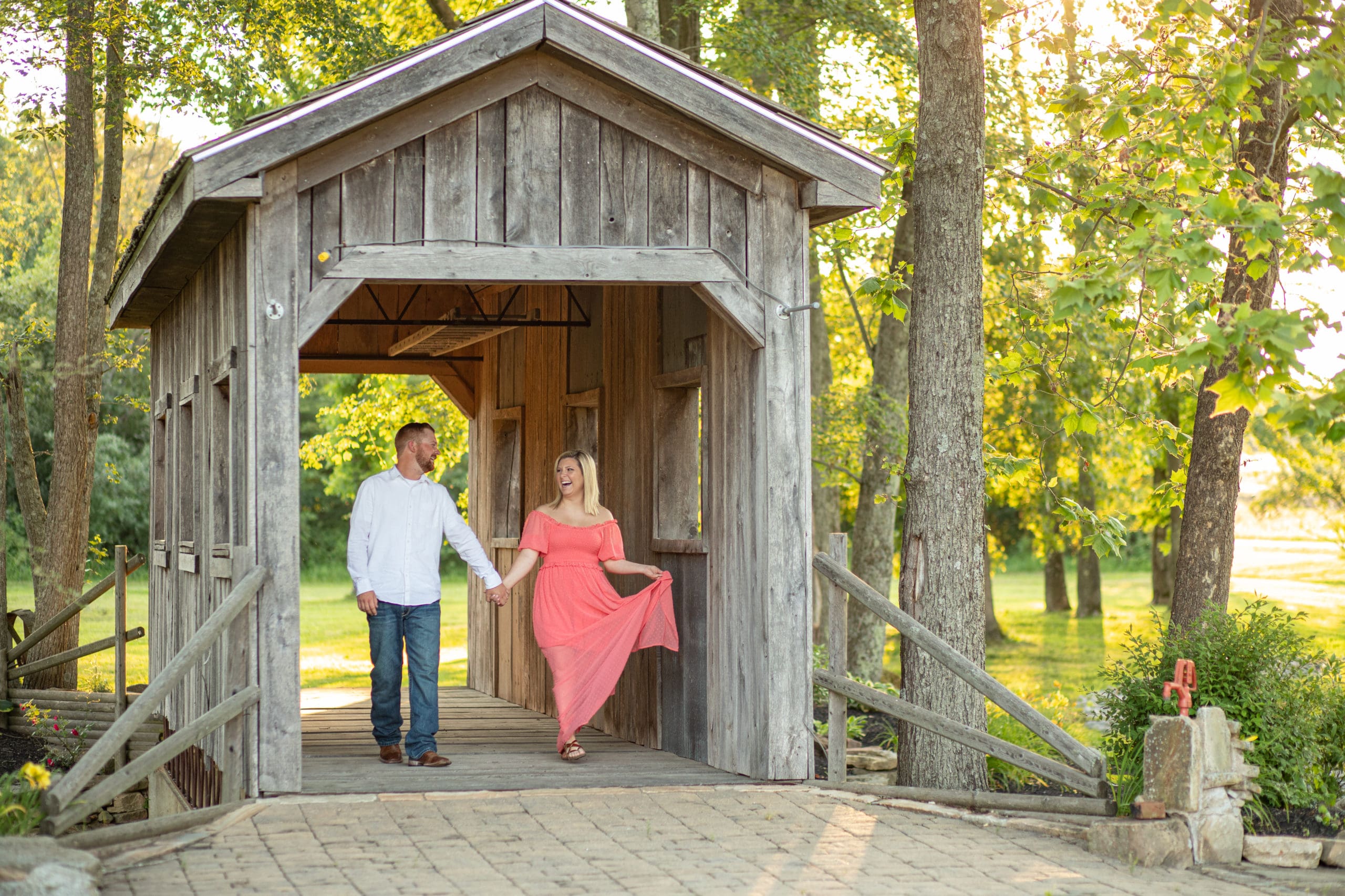 Colorful Spring Engagement