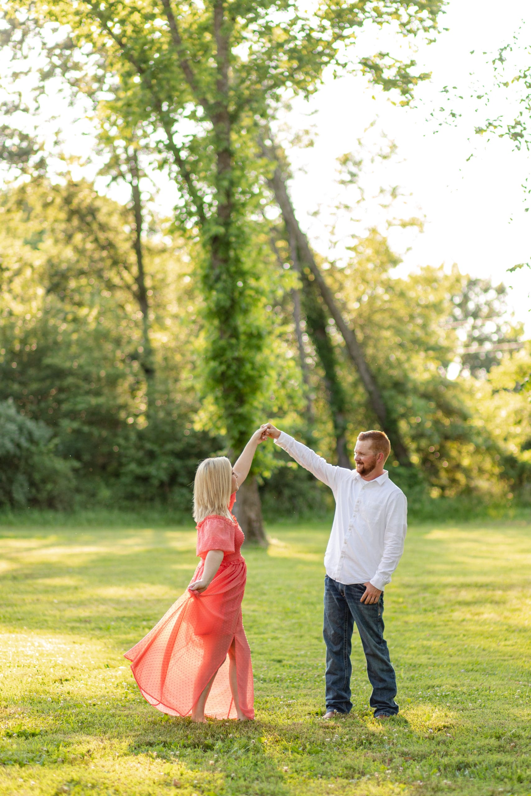 Colorful Spring Engagement