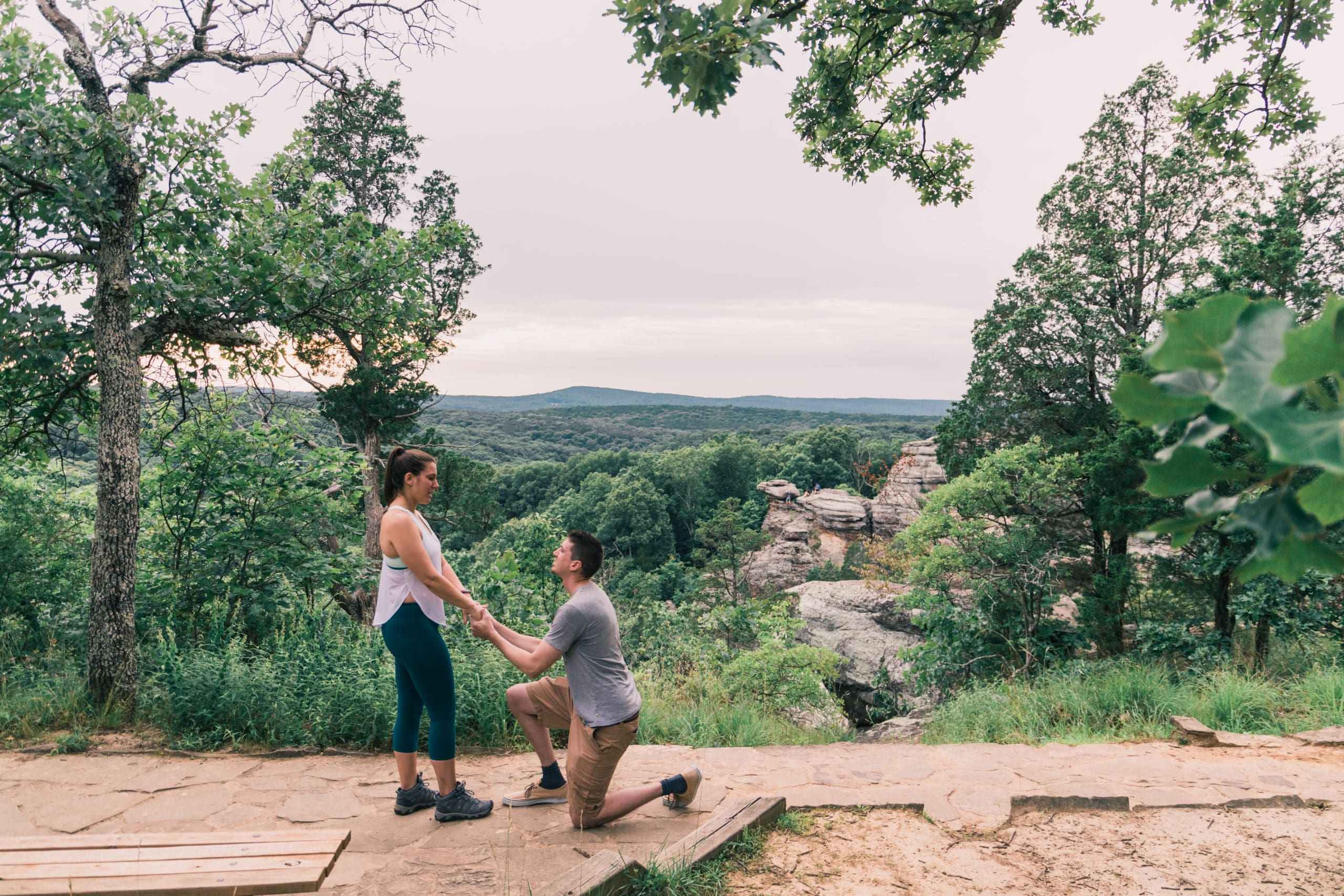 surprise proposal photographer in Illinois