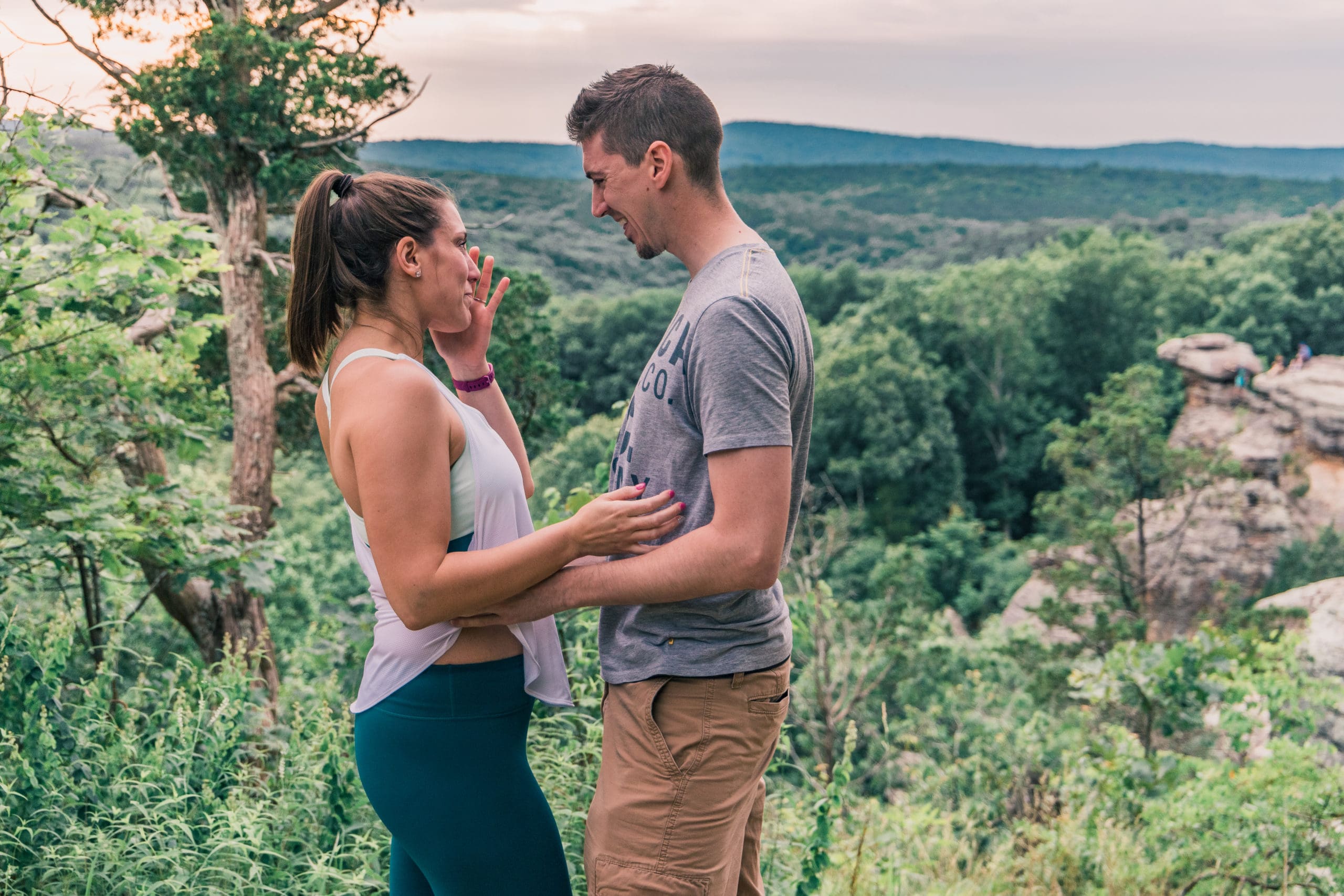 surprise proposal photographer in Illinois
